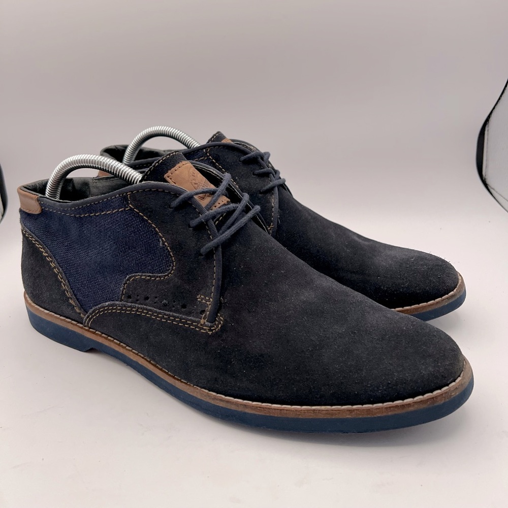 Venturini Navy Suede Casual Chukkas Men’s 10